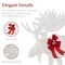 Best Choice Products 2-Piece Moose Family Lighted Christmas Yard Décor Set w/ 370 LED Lights, Stakes, Zip Ties